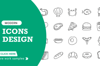 design minimalist, hand drawn, modern, boho, vector icons
