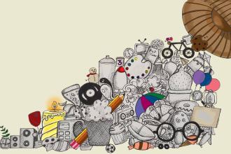 create cute and unique doodle art