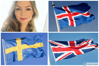 translate icelandic, swedish and english professionally