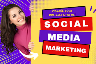be your social media marketing manager