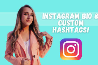 create you an attention grabbing instagram bio