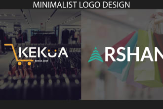 do a clean modern minimalist logo design in 12 hours