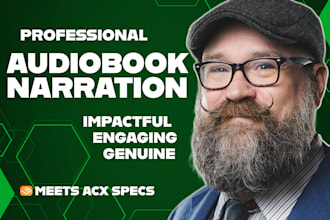 narrate your audiobook voice over for acx and audible