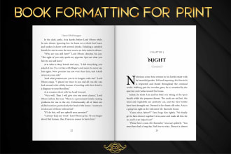 format your fiction book for amazon KDP, lulu, ingramspark