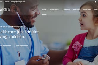 develop medical, clinical, pharmacy website