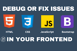 fix HTML, CSS, and javascript bugs