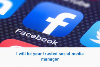 create and handle your facebook page and account