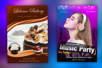 design professional flyers and posters