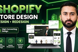 design a professional shopify dropshipping store