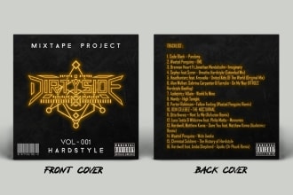 create custom cover art for  music,album,mixtape