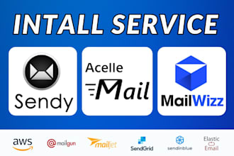 install and setup sendy, mailwizz or acelle mail in your hosting, vps or AWS
