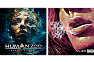 design unique album, podcast, mixtape, single, cd cover