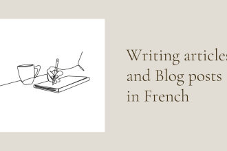 write creative articles in french with SEO optimization