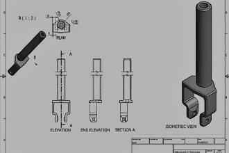 draw 2d and 3d drawings using autocad and autodesk inventor