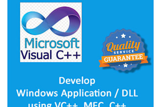 develop applications, dll using visual c plus , c , mfc