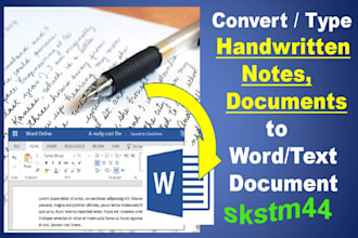 convert your scanned handwriting PDF to word or excel