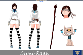 draw character sheet for you