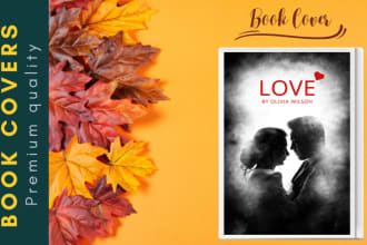 amazon kdp book cover design, fantasy, unique, romance cover