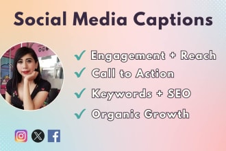 write engaging captions for instagram and other social media