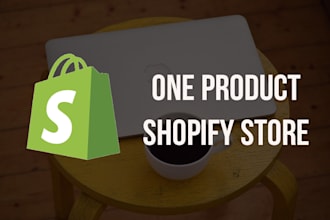 create a professional single product shopify store