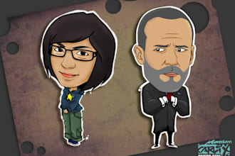 create caricature of you in my own style