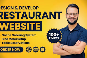 build a restaurant website with online ordering and free menu setup