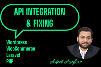 api integration in wordpress woocommerce php laravel website
