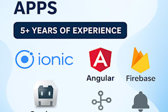 design, develop and fix bugs of your mobile app