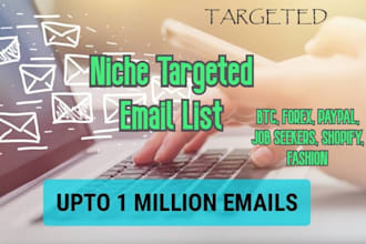 create a niche targeted email list