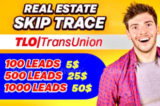 do skip tracing for real estate business for tloxp