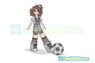 design attractive and modern anime and chibi characters
