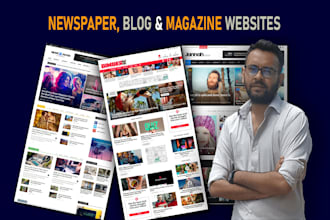 build elegant newspaper, magazine and blog website