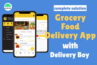build a complete grocery pharmacy delivery app