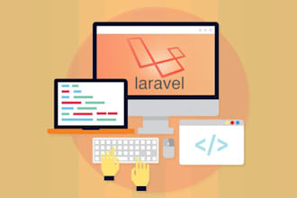 develop website in php, laravel, vuejs, and bootstrap