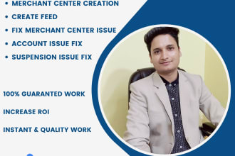 manage your shopping ads and google merchant center