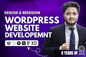 build, design, redesign, update, clone, or customize wordpress website