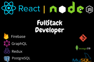 develop web apps using react and node js, mern stack,graphql