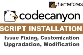 do codecanyon php laravel, codeignitor script customization