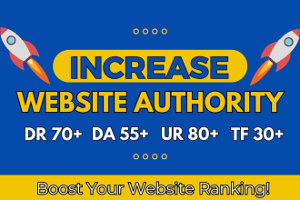 increase domain rating ahrefs DR, moz da domain authority