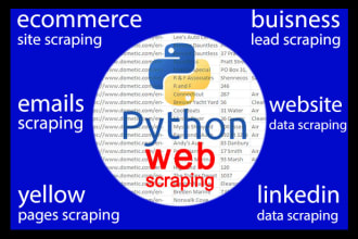 do python web scraping services for data extraction