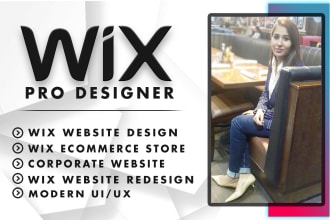 build wix website design and redesign, wix seo, wix website landing page