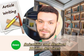 write scientific and medical content for research articles