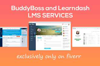 help you with buddy boss,learndash and divi or elementor