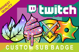 create custom sub badges for twitch