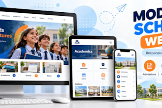 build a complete school management system and website