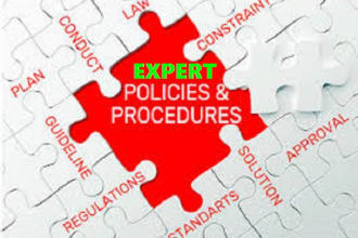 write policy and procedure or sop for your business concern