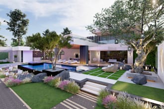 do landscape design, backyard, front garden, patio, pool design