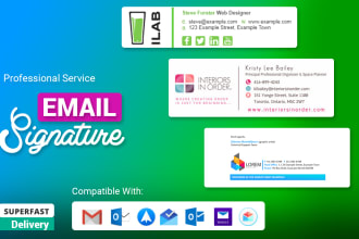 create clickable HTML email signature