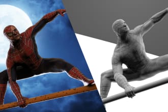 create 3d printable characters and props