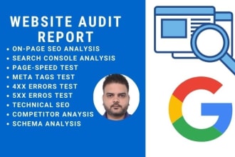 provide a complete website SEO audit report to improve rankings